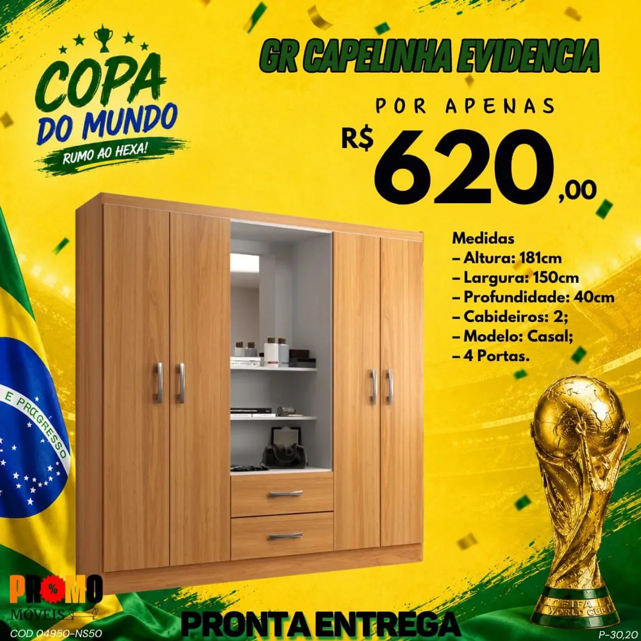 Guarda roupa Capelinha
