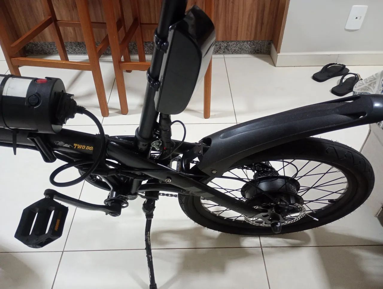 Bicicleta elétrica dobrável  - Foto 2