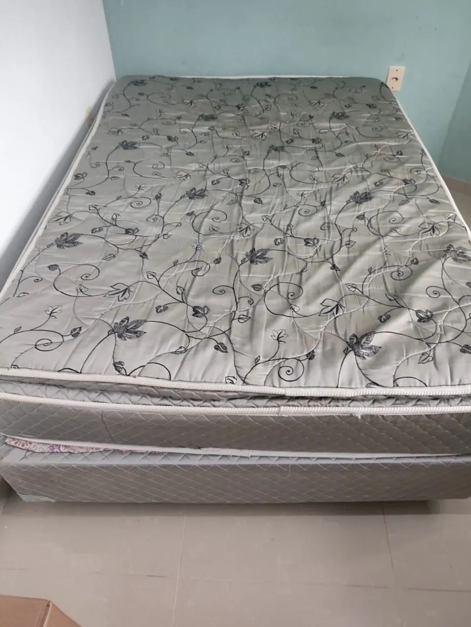 Cama Box Casal Molas Ensacadas