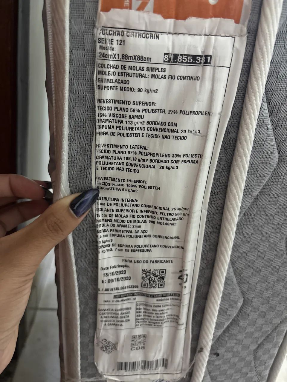 Cama de solteiro orthocrin - Foto 3