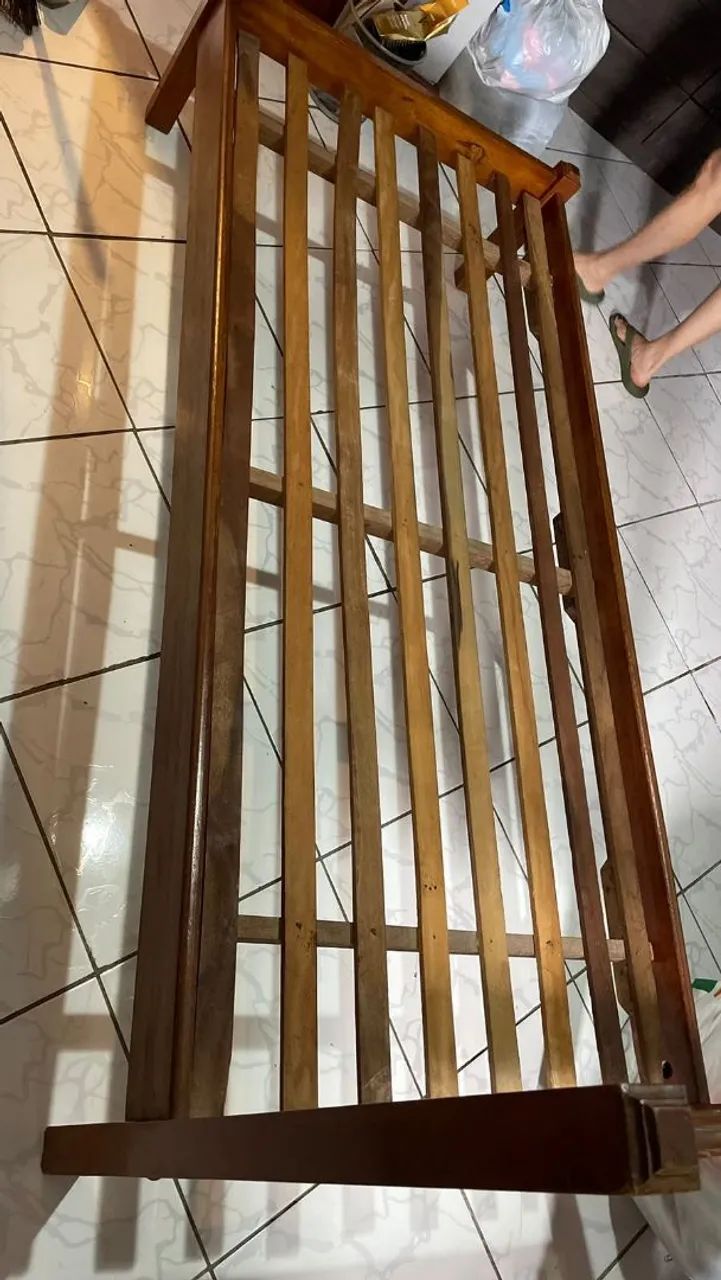 Vendo cama em perfeito estado 700 - Foto 2