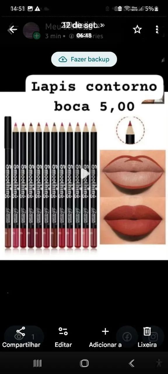 Pincel sobrancelha 4 pontass - Foto 2