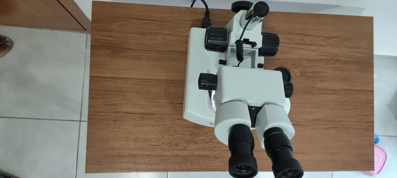 Microscópio estereomicroscópio Binocular com Zoom 180X profissional - Foto 2