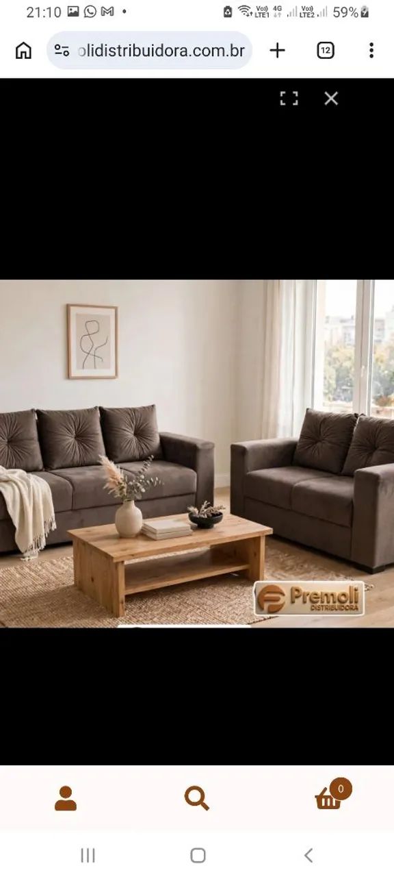 Sofa Bela 2 /3 TEMOS TAMBÉM SOFA R$ 490,00 reais  - Foto 2