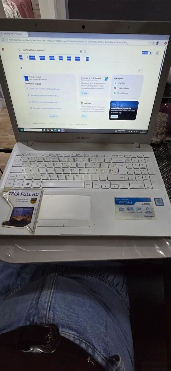 Notebook Samsung Essentials core i3