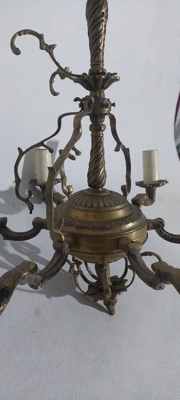 Lustre Bronze Luiz XV  - Foto 5