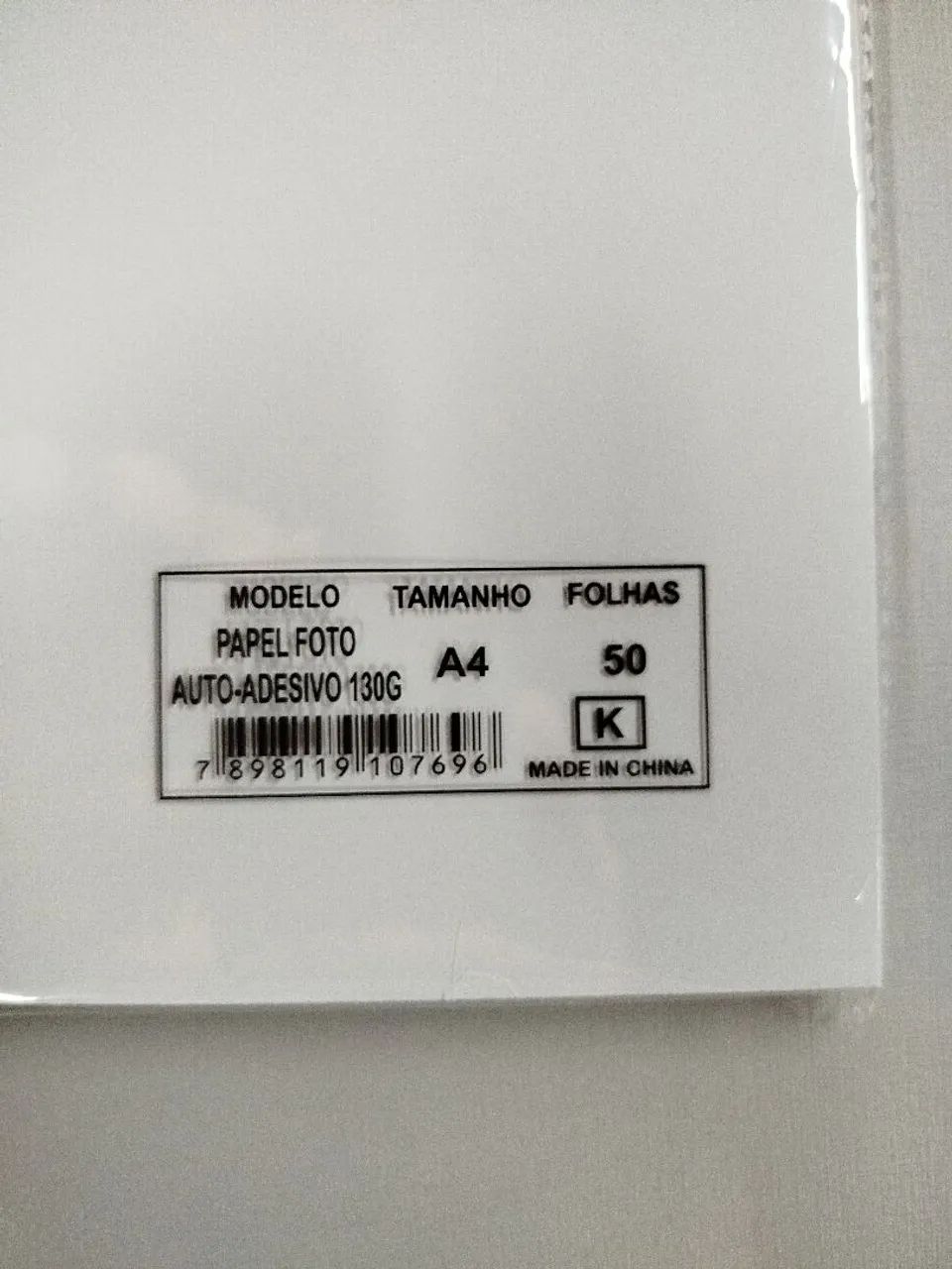 PAPEL FOTO 130G A4 50 FOLHAS  - Foto 2