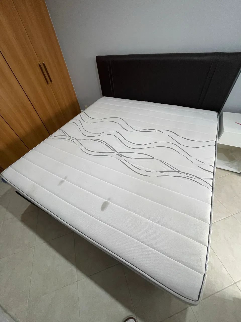 Cama King Size completa Perfeito estado  - Foto 4