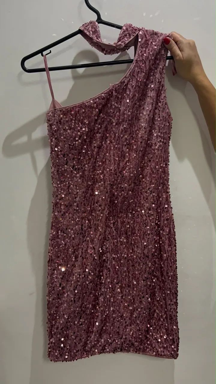 Vestido rose tam M