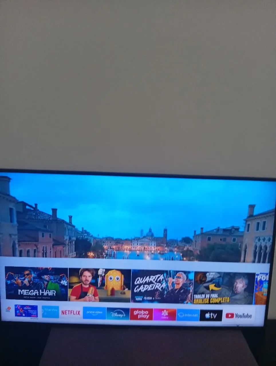 Smart Samsung Led ultra 4k todos Apps 50" comando de Voz controle 