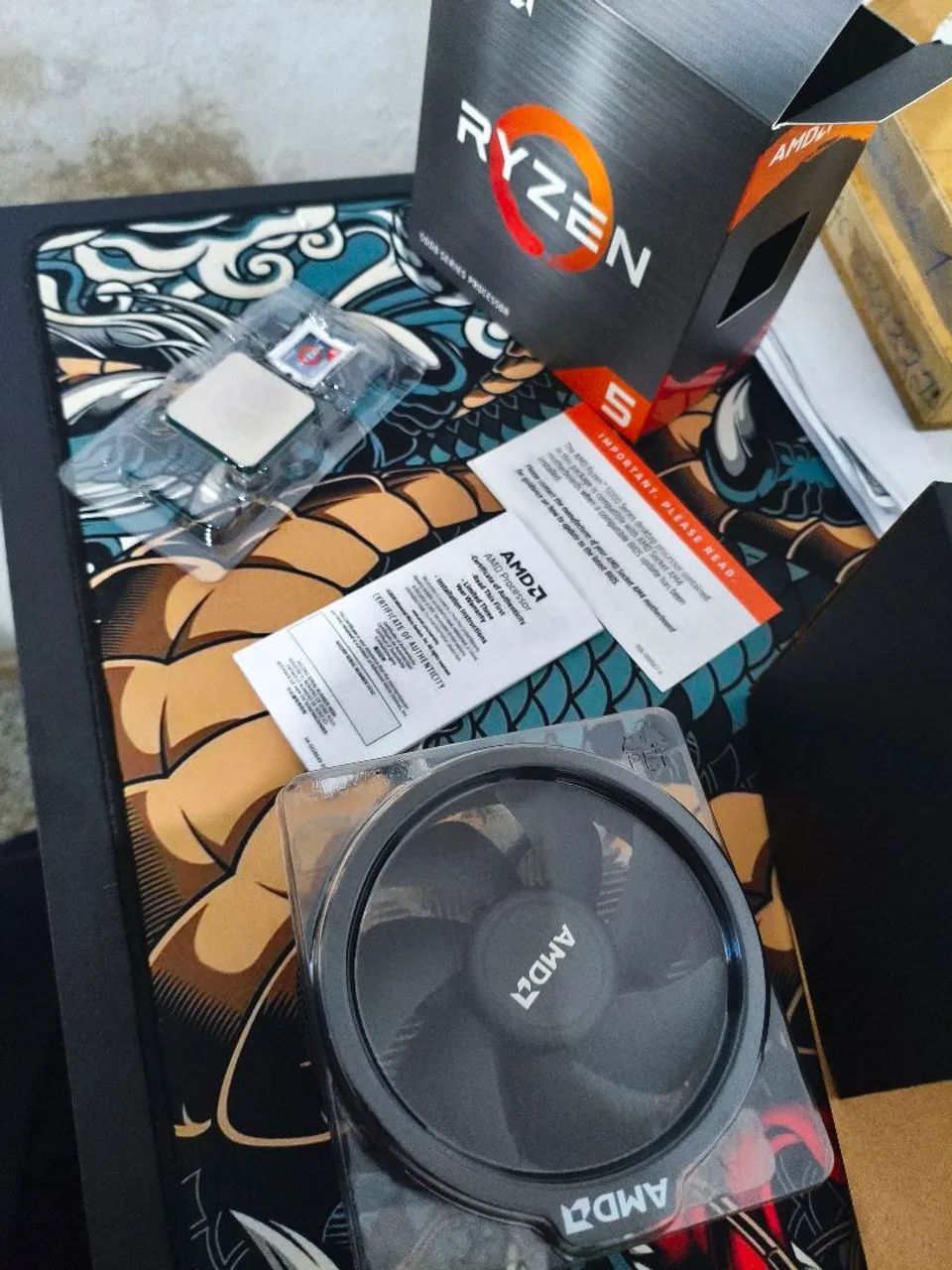 Ryzen 5 5500 novo com cooler box - nunca usado - Foto 2