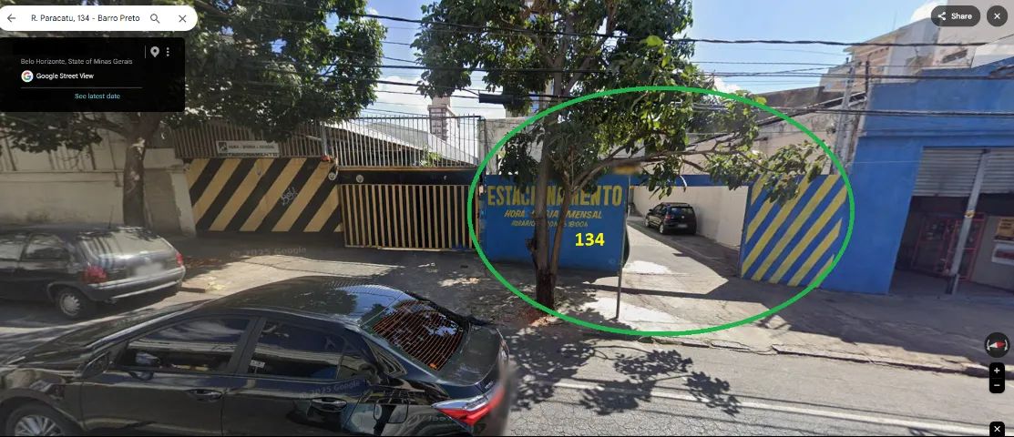 Barro Preto / BH - Lote com Galpão - 300m2