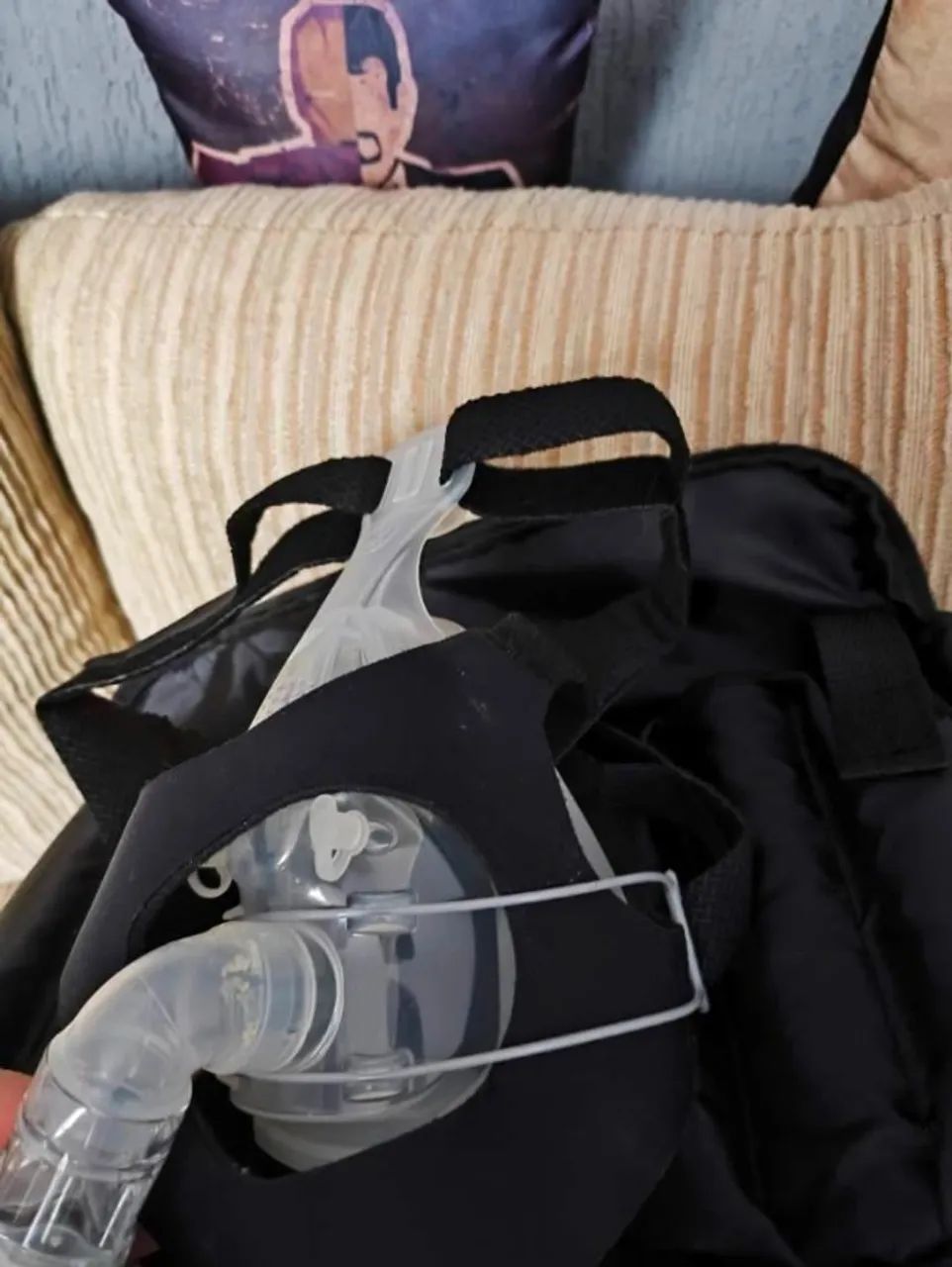 CPAP AUTO RESMART GII E20A DA BMC EM CONJUNTO COM UMIDIFICADOR E MASCARA FACIAL VENTILADA - Foto 5