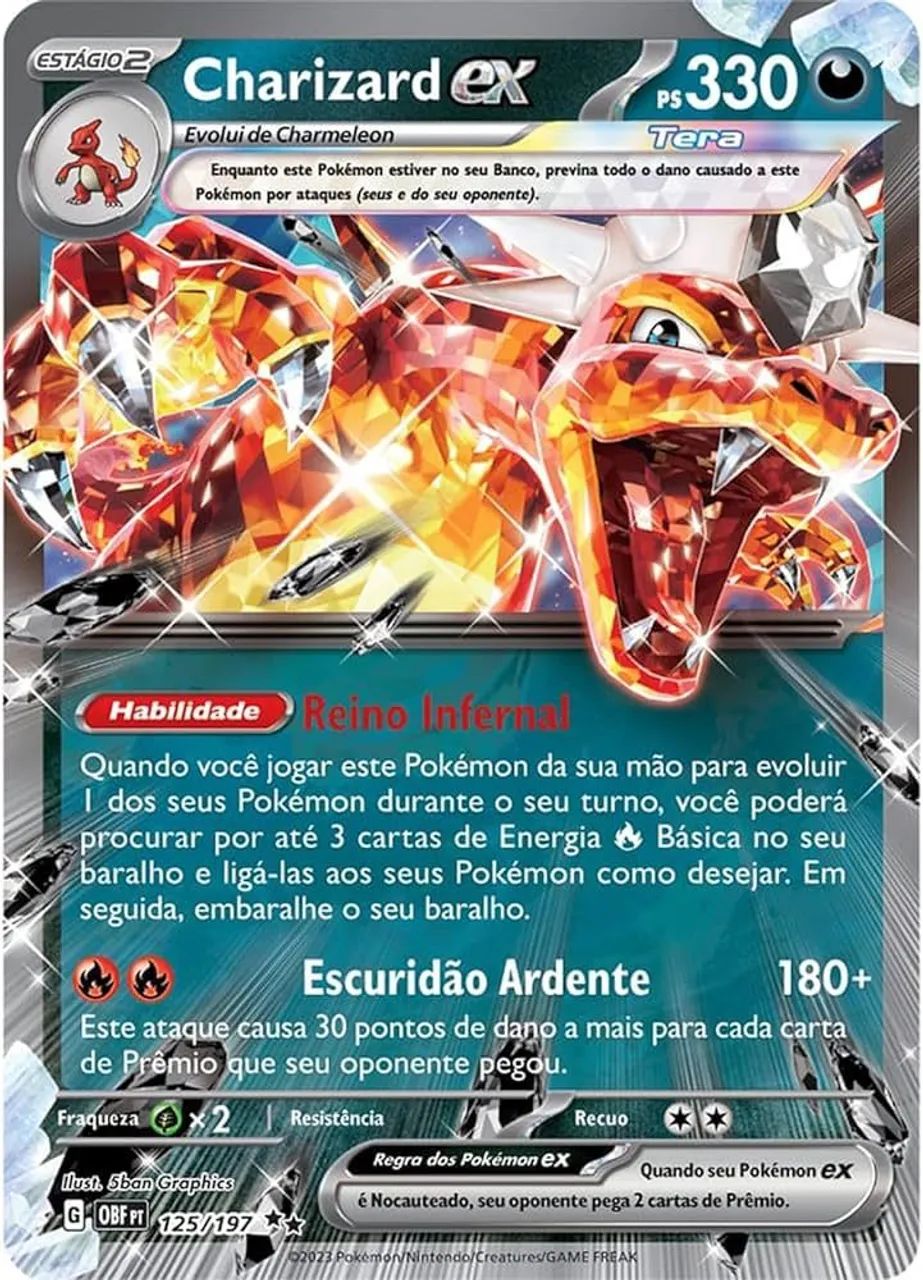 Baralho de batalha Charizard EX