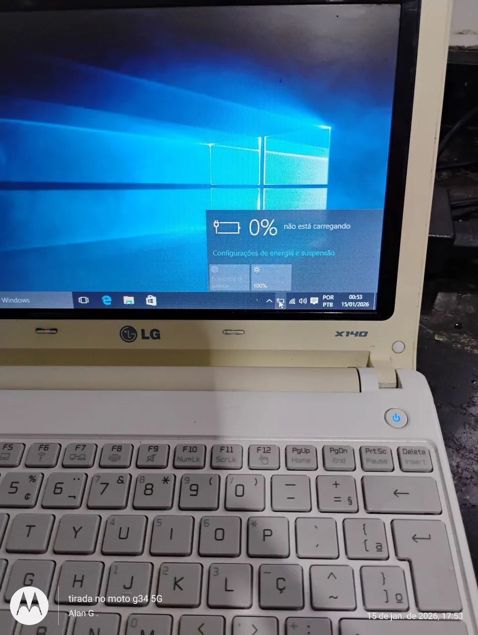 Netbook LG ( funcionando ) leia o anúncio !!!  - Foto 4