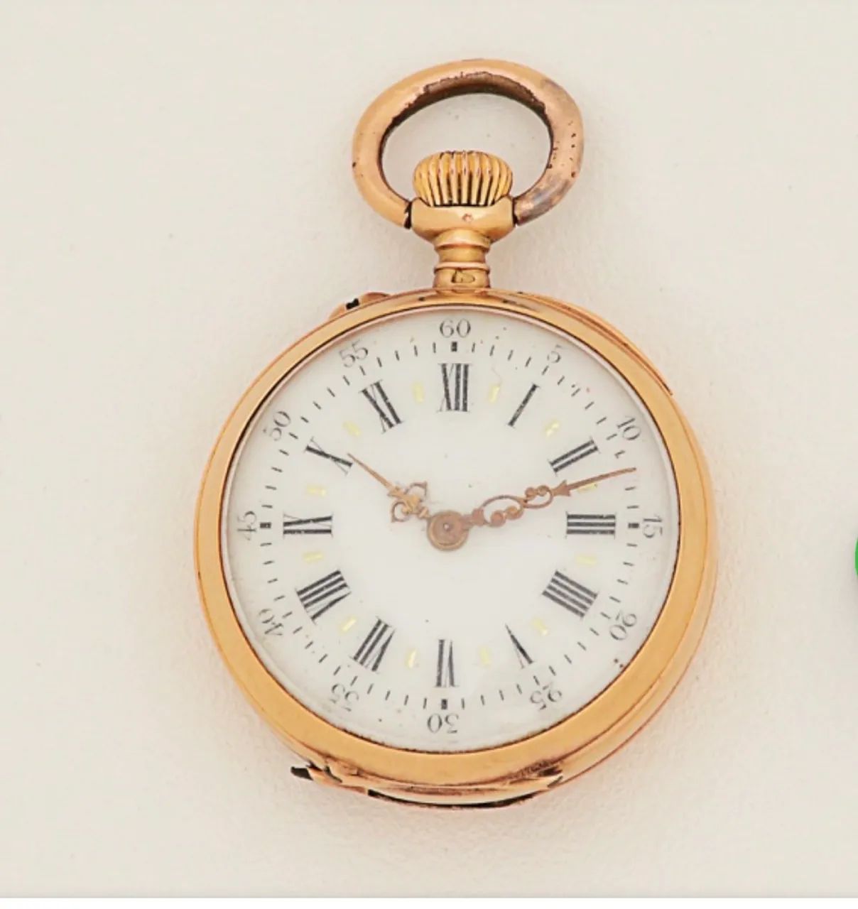 Relógio de bolso ouro maciço 18 k centenário 