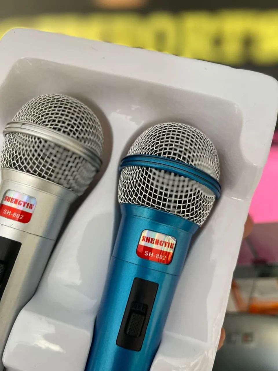 Microfone promoção fio de 2 metros  - Foto 2