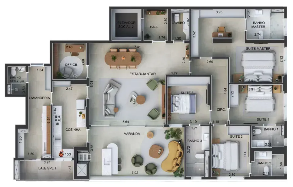PLANTA 230m²