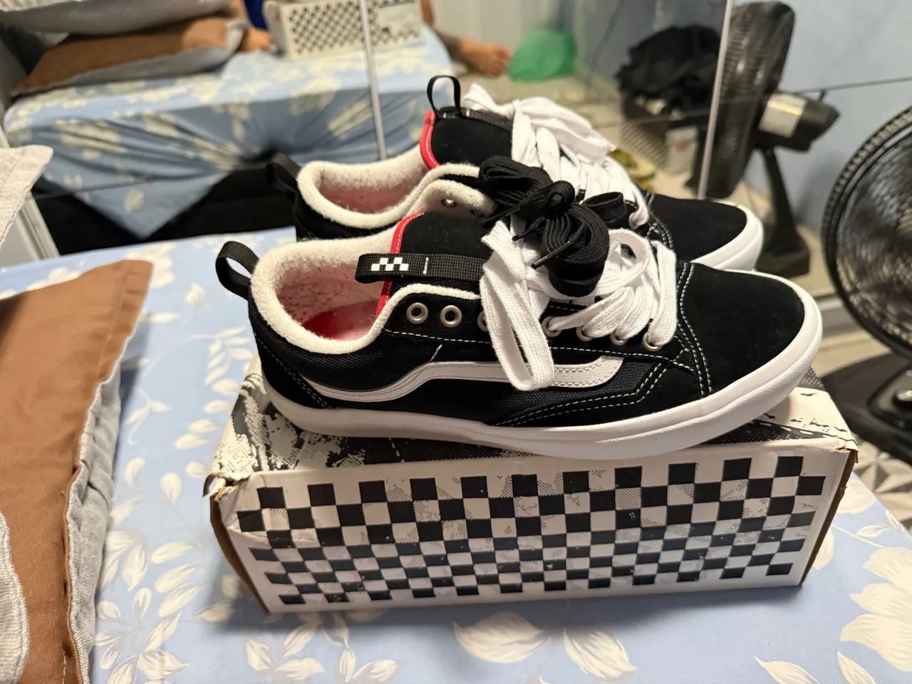 Tênis Vans Old Skool 36+ Preto e Branco  - Foto 6
