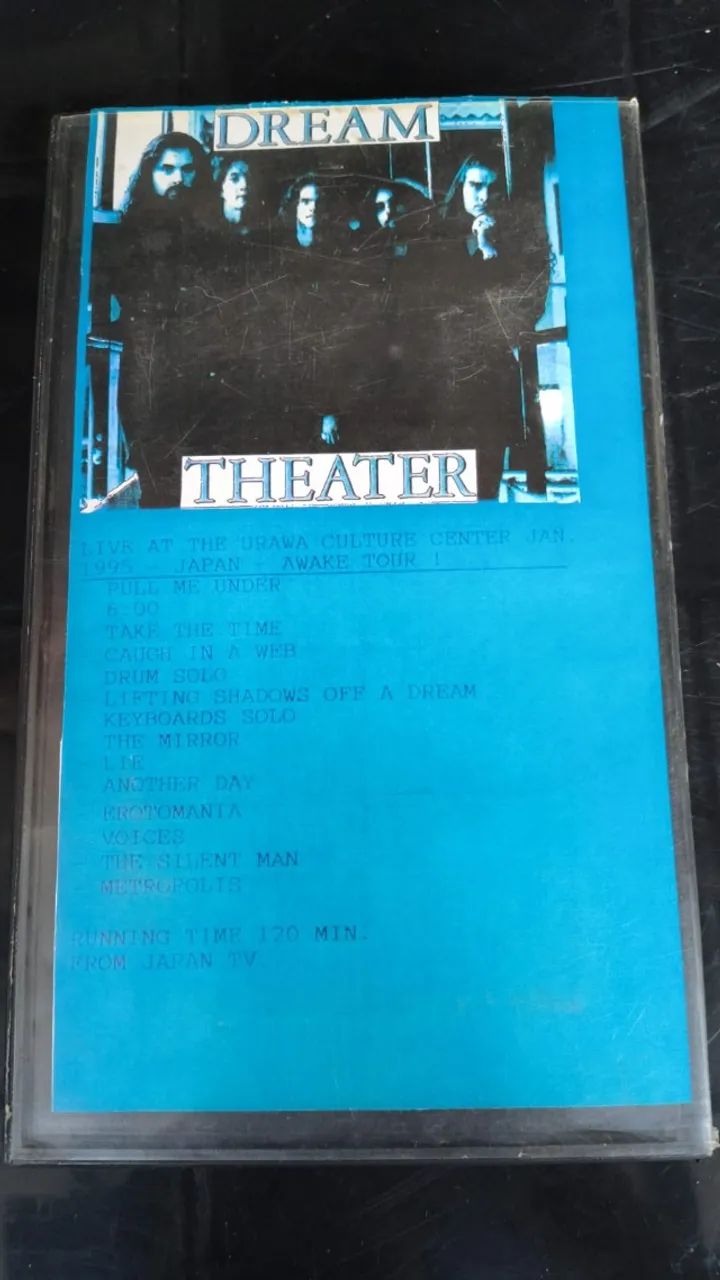 VHS Dream Theater - Live Japan 95 - Bootleg - CDs, DVDs etc - São