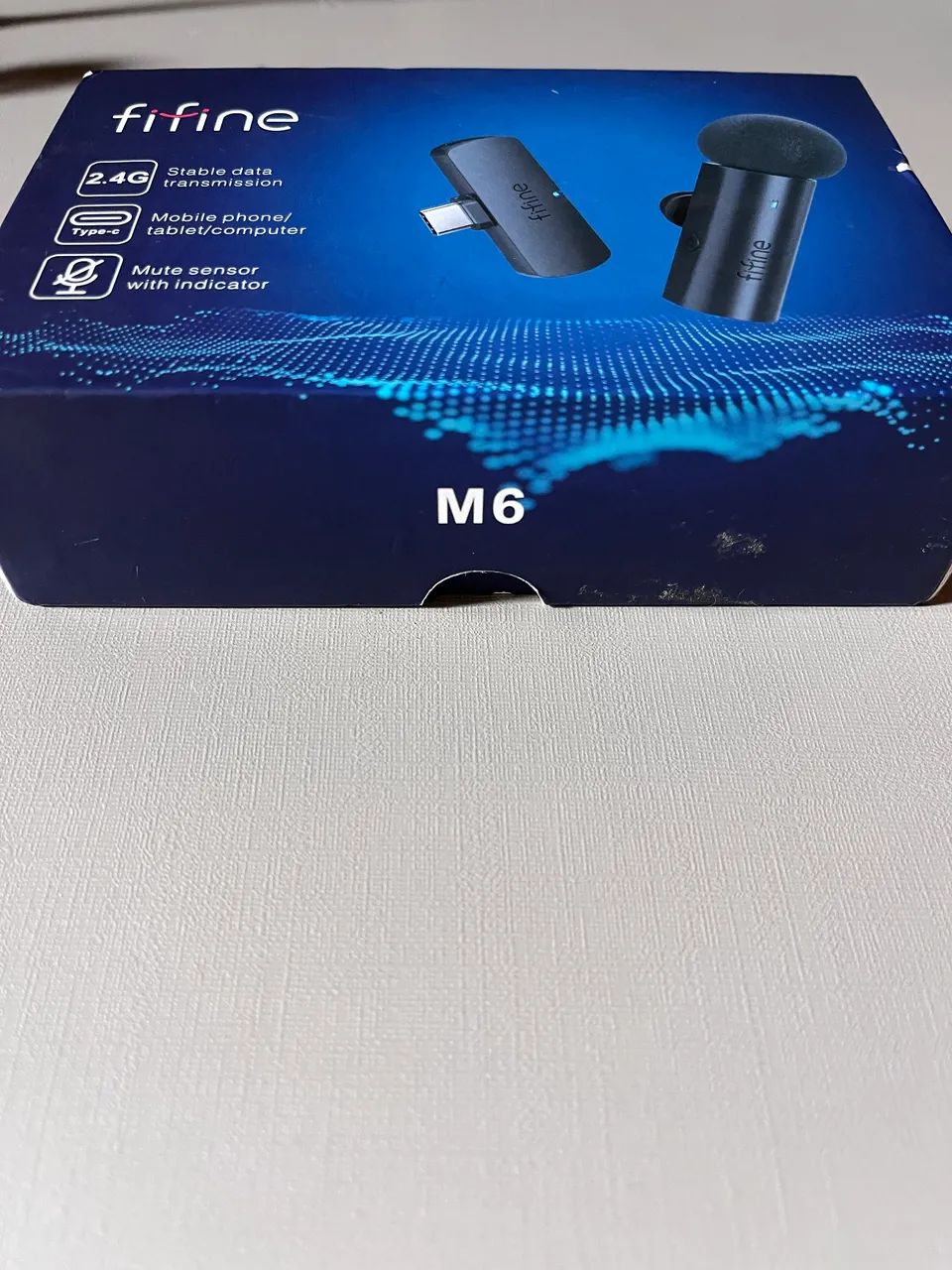 Microfone Lapela Sem Fio FIFINE M6 - Como Novo, com Caixa - Foto 6
