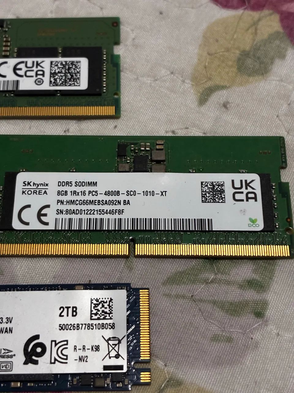 Memoria RAM DDR5 SK Hynix 8GB 4800mhz - Memória RAM - Prado