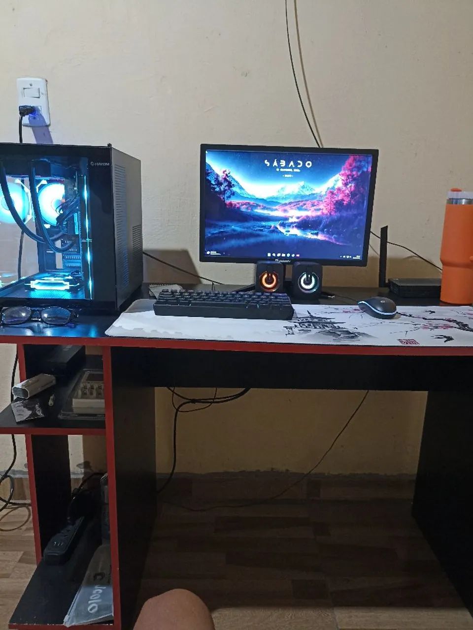 Vendo Pc gamer completo, com mesa e tudo! - Foto 2