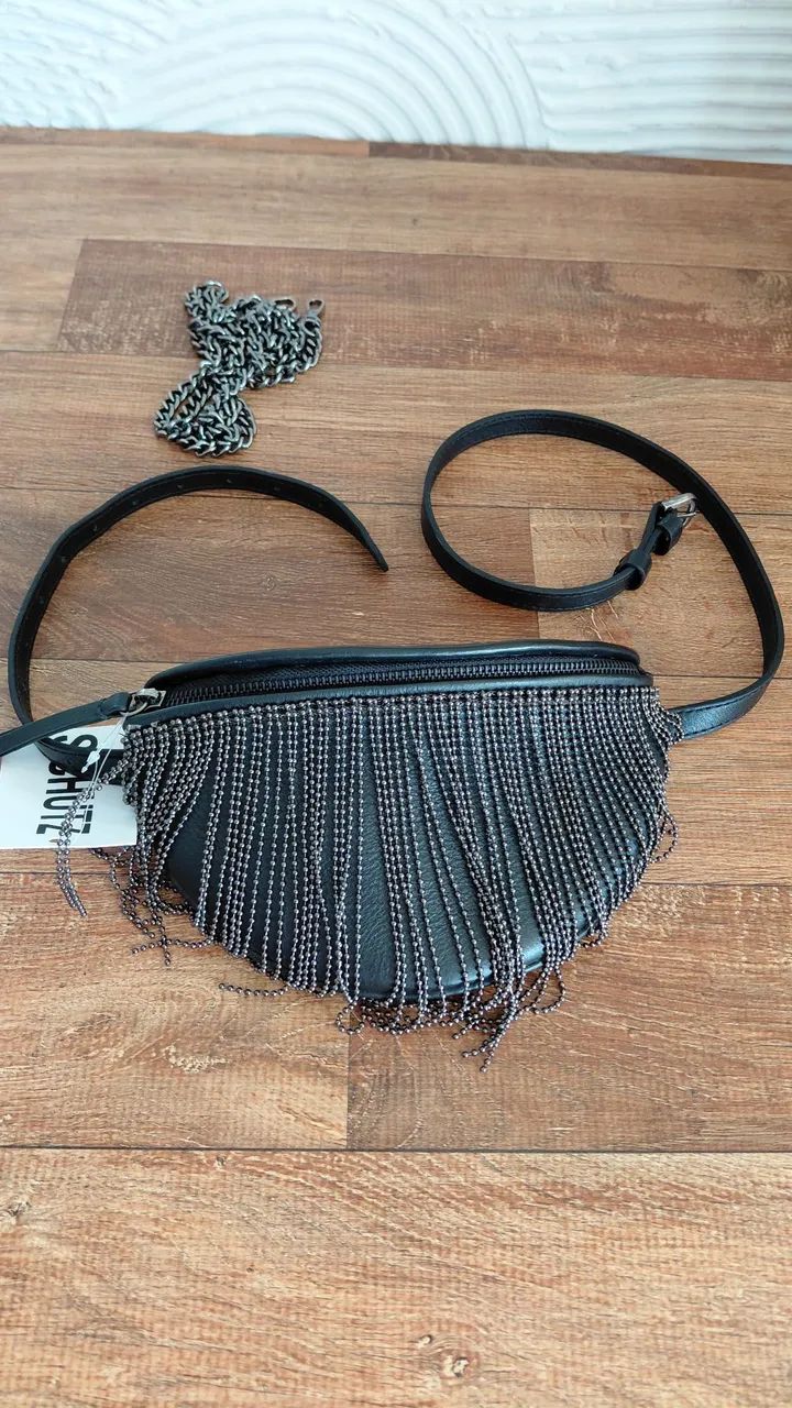 Bolsa em couro Schutz - Foto 4