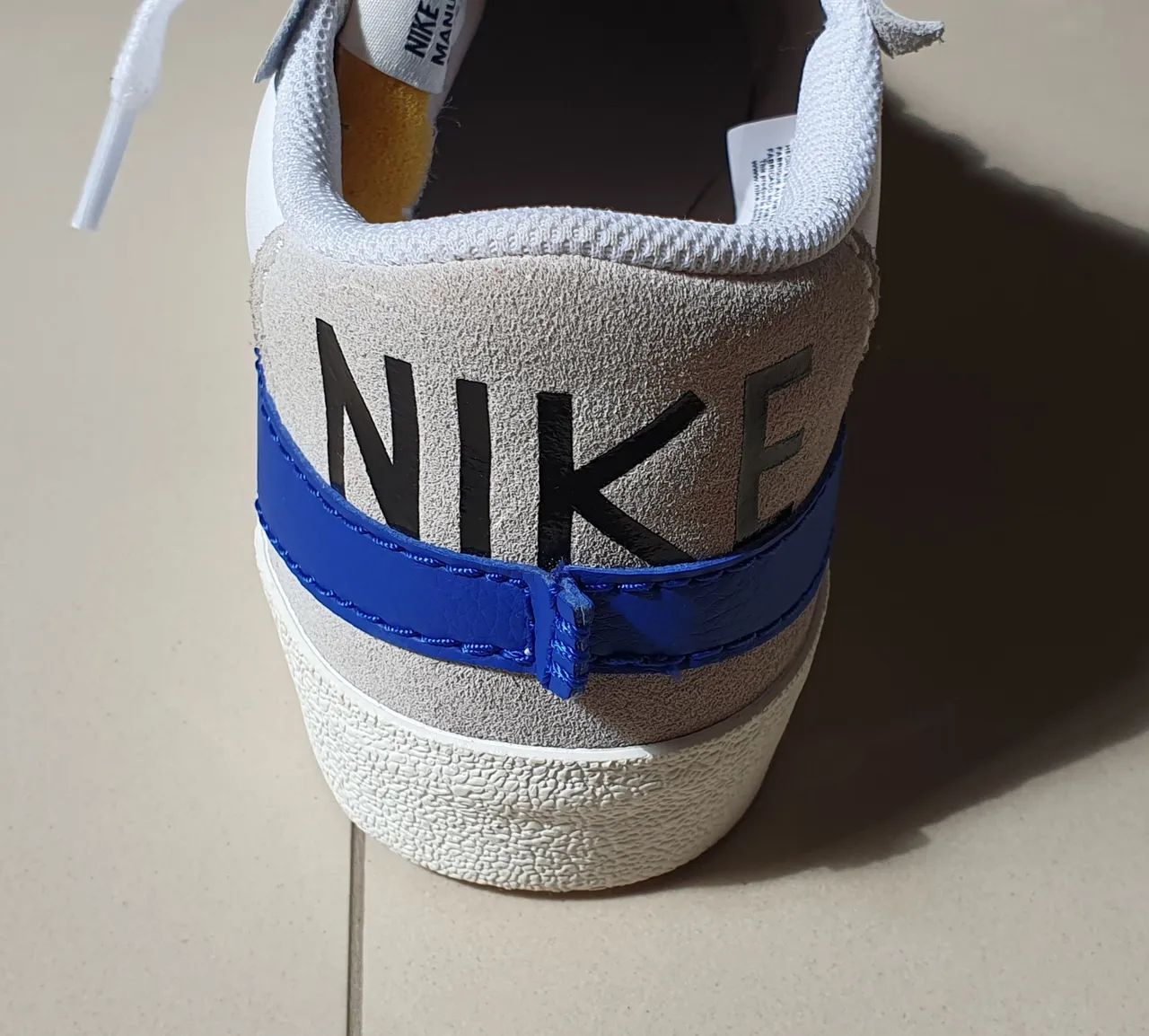Tênis Nike Blazer Low '77 Branco e Azul tam 42 - Foto 3