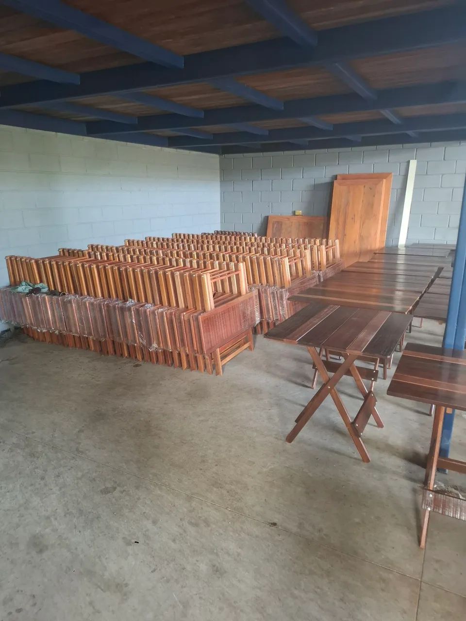 Mesas para bares e restaurantes  de madeira abrir e fechar varias medidas - Foto 5