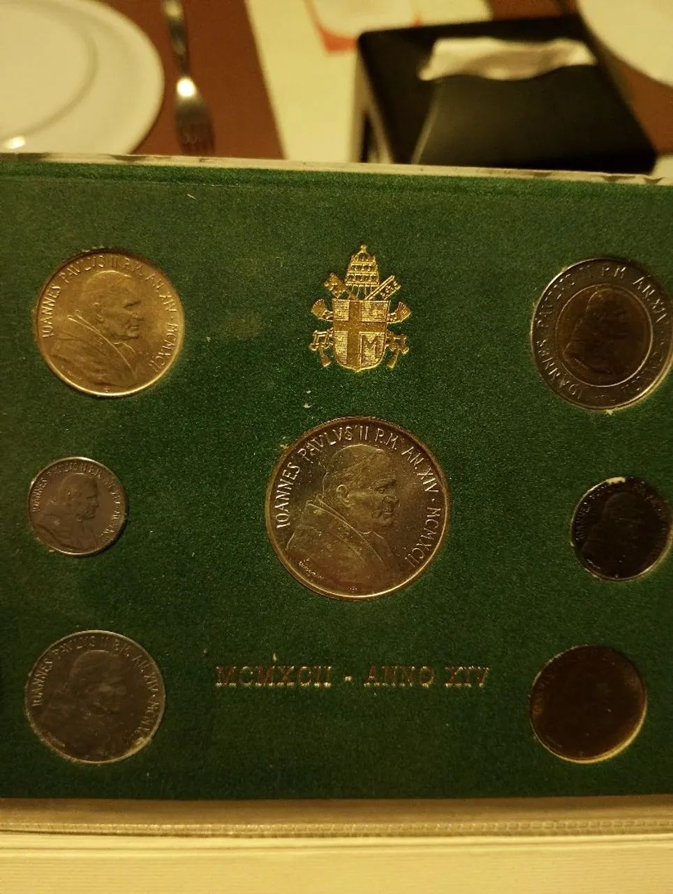 Moedas antigas do Vaticano 