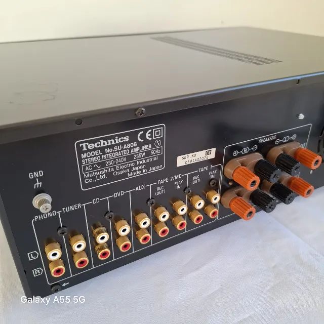 Amplificador Technics SU-A808 _ Importado do Japão, único no