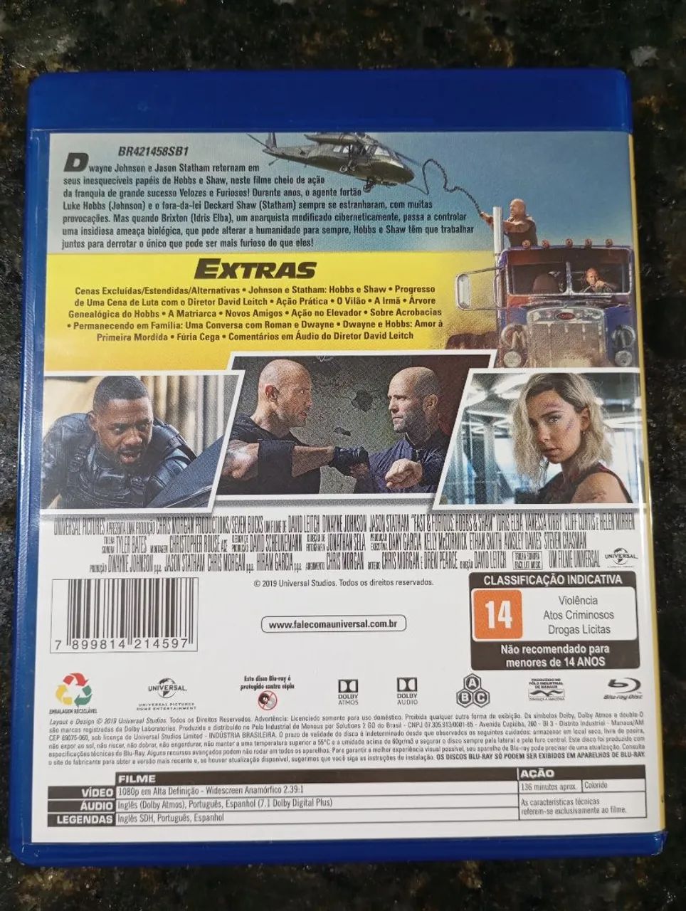 Blu-ray Velozes e Furiosos Hobbs e Shaw - Foto 4