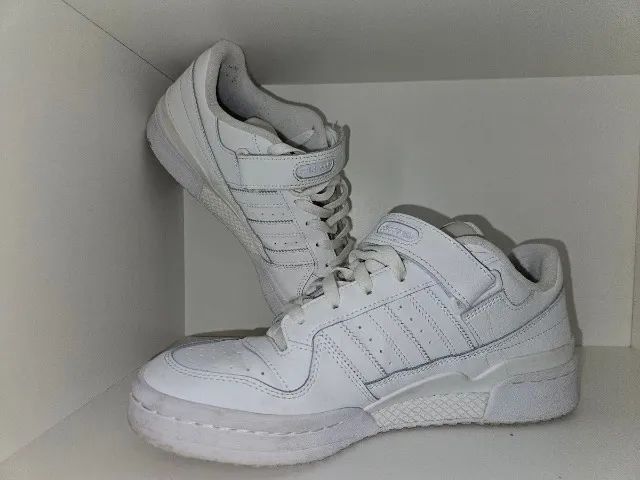 tênis adidas forum low "triple white" - Foto 2