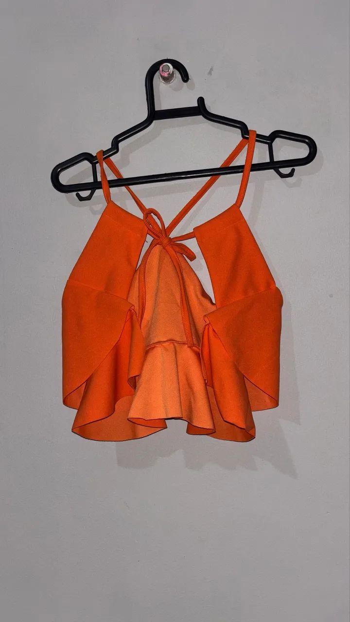 Conjunto laranja tamanho P - Foto 2