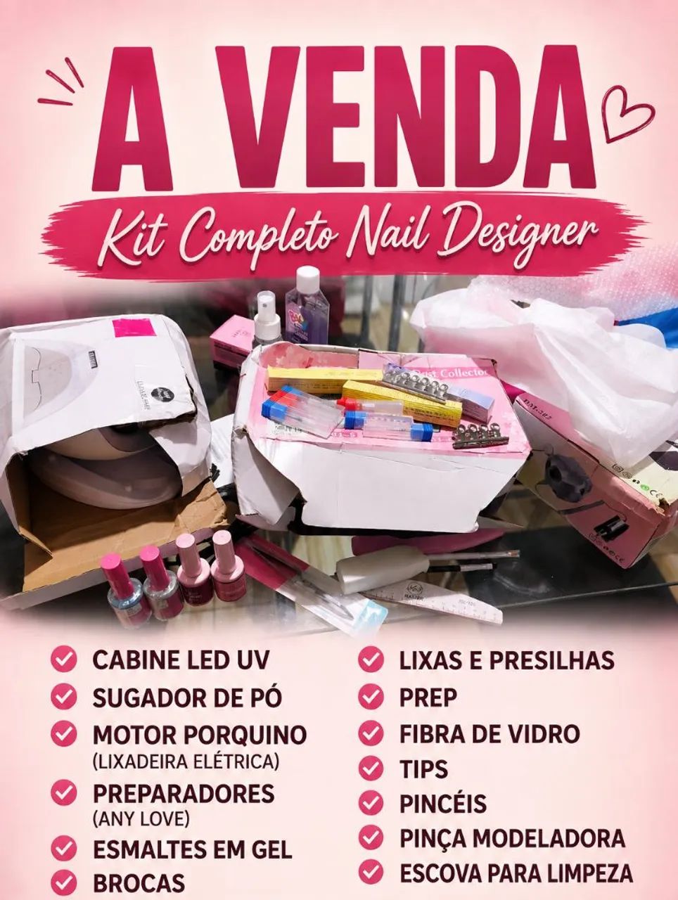 Kit nail designer 