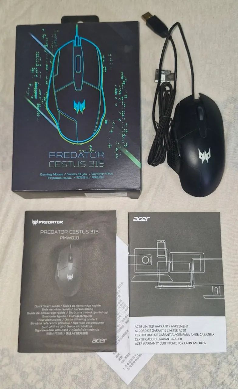 Kit Fone de Ouvido e Mouse Acer Gamer  - Foto 6