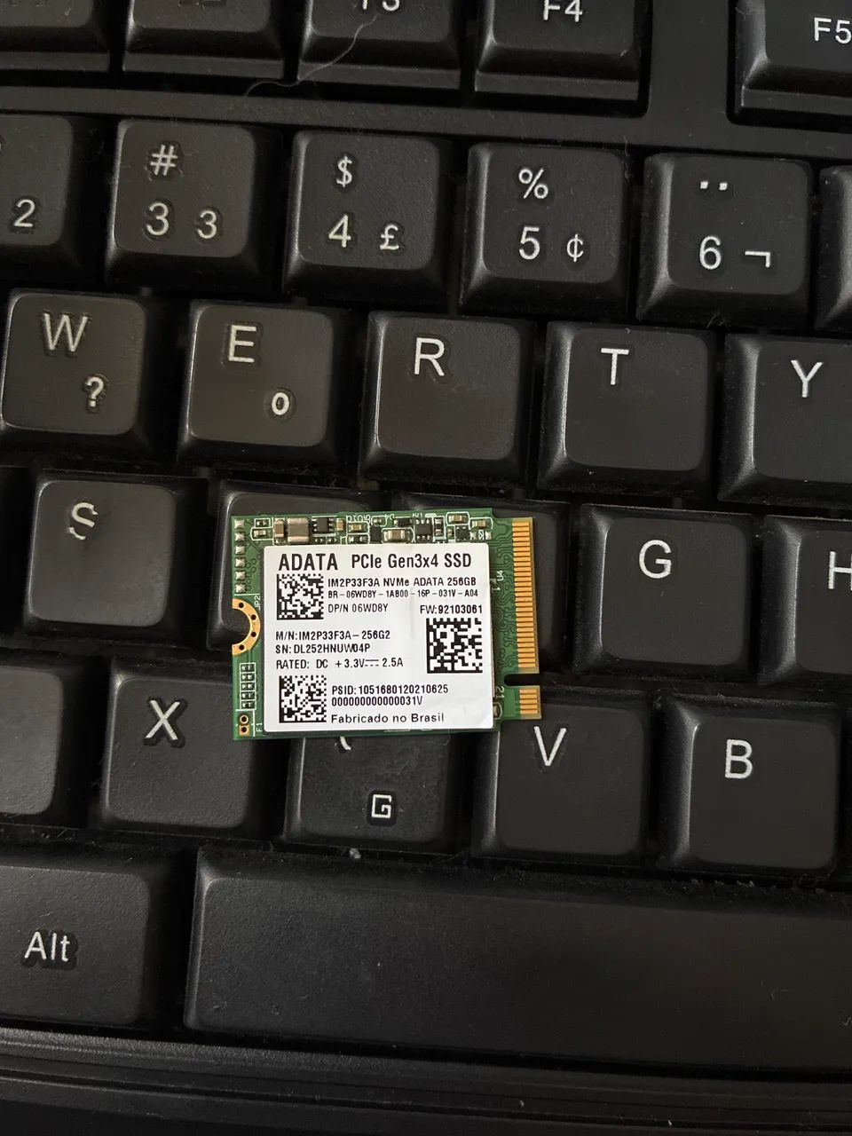 SSD ADATA NVME 256 GB