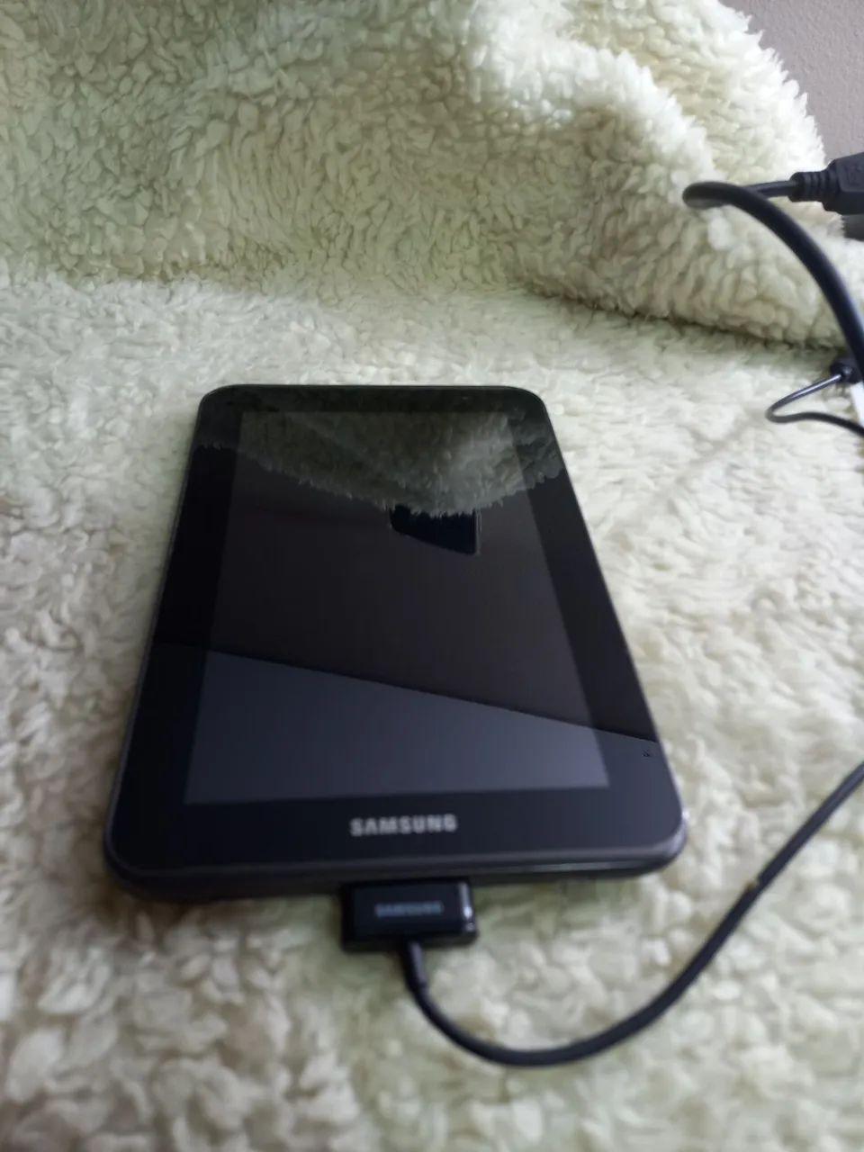 Tablet Samsung 7 Pol Funcionando Com Play Store e Cabo - Foto 3