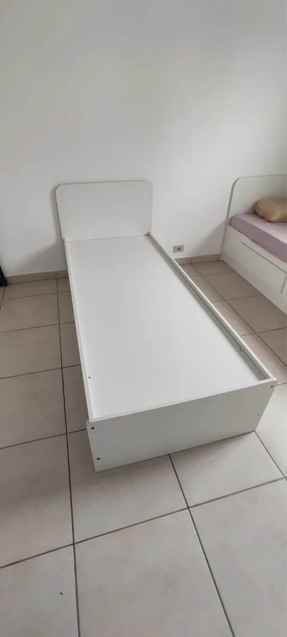 CAMA SOLTEIRO COM GAVETAS 