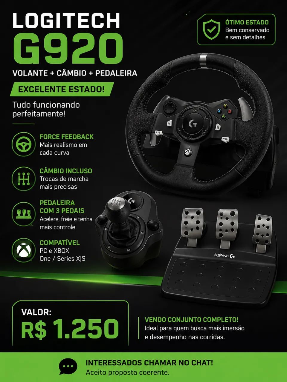 Volante Logitech 