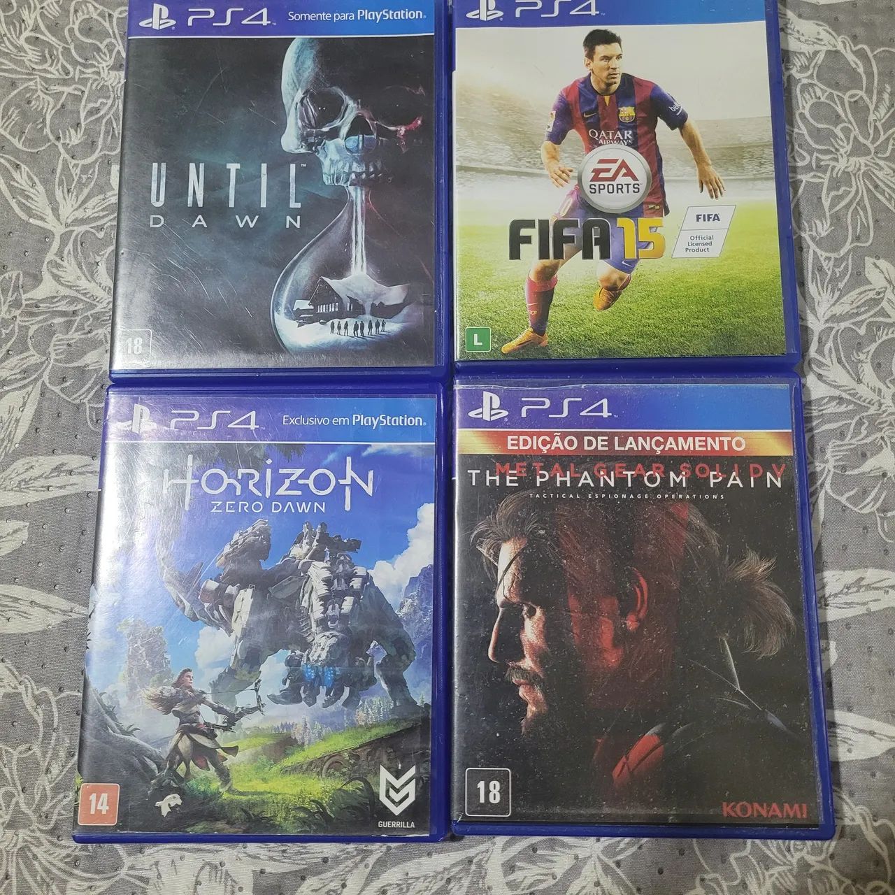 4 Jogos para ps4 cada um por:(posso vender até mais barato)