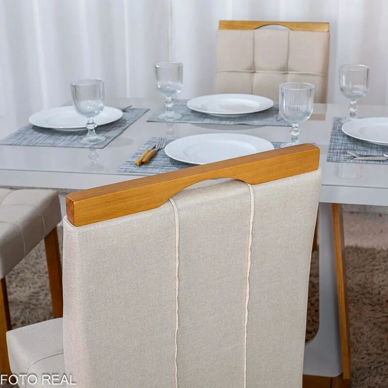 Mesa de jantar com 4 cadeiras  - Foto 5