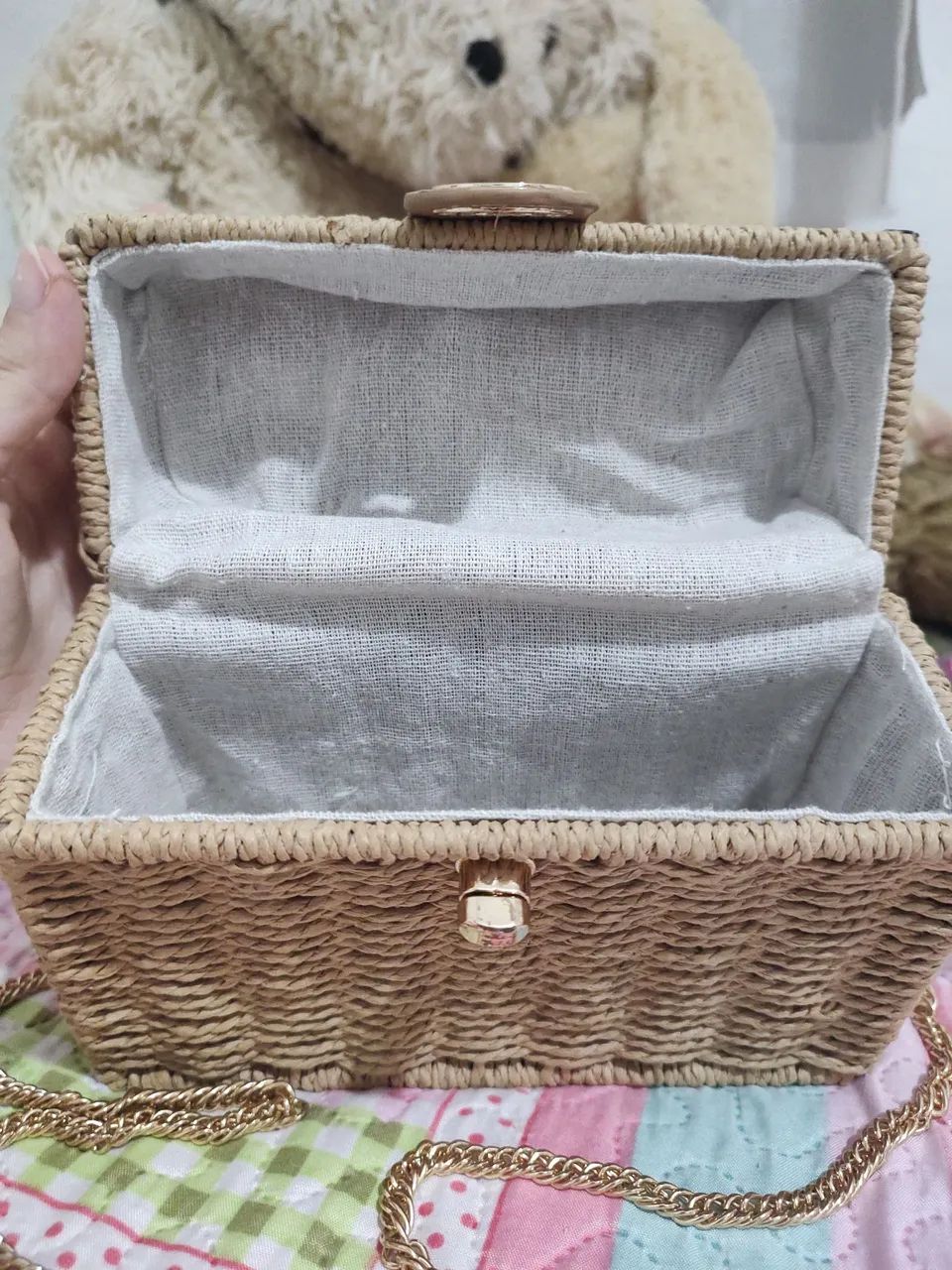 Bolsa de palha estruturada  - Foto 2