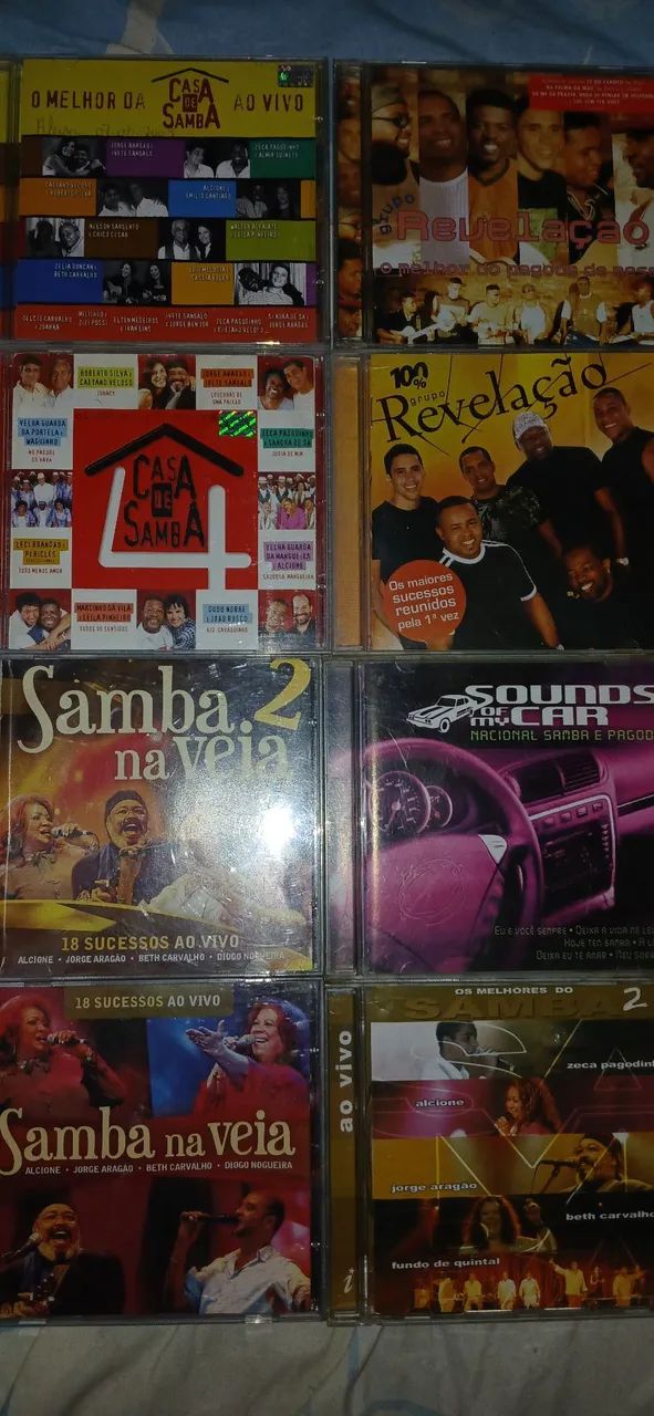Kit 12 cds samba e pagode 