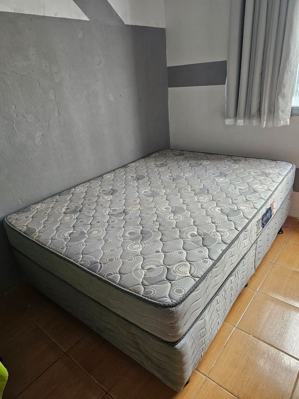 Cama box individual casal