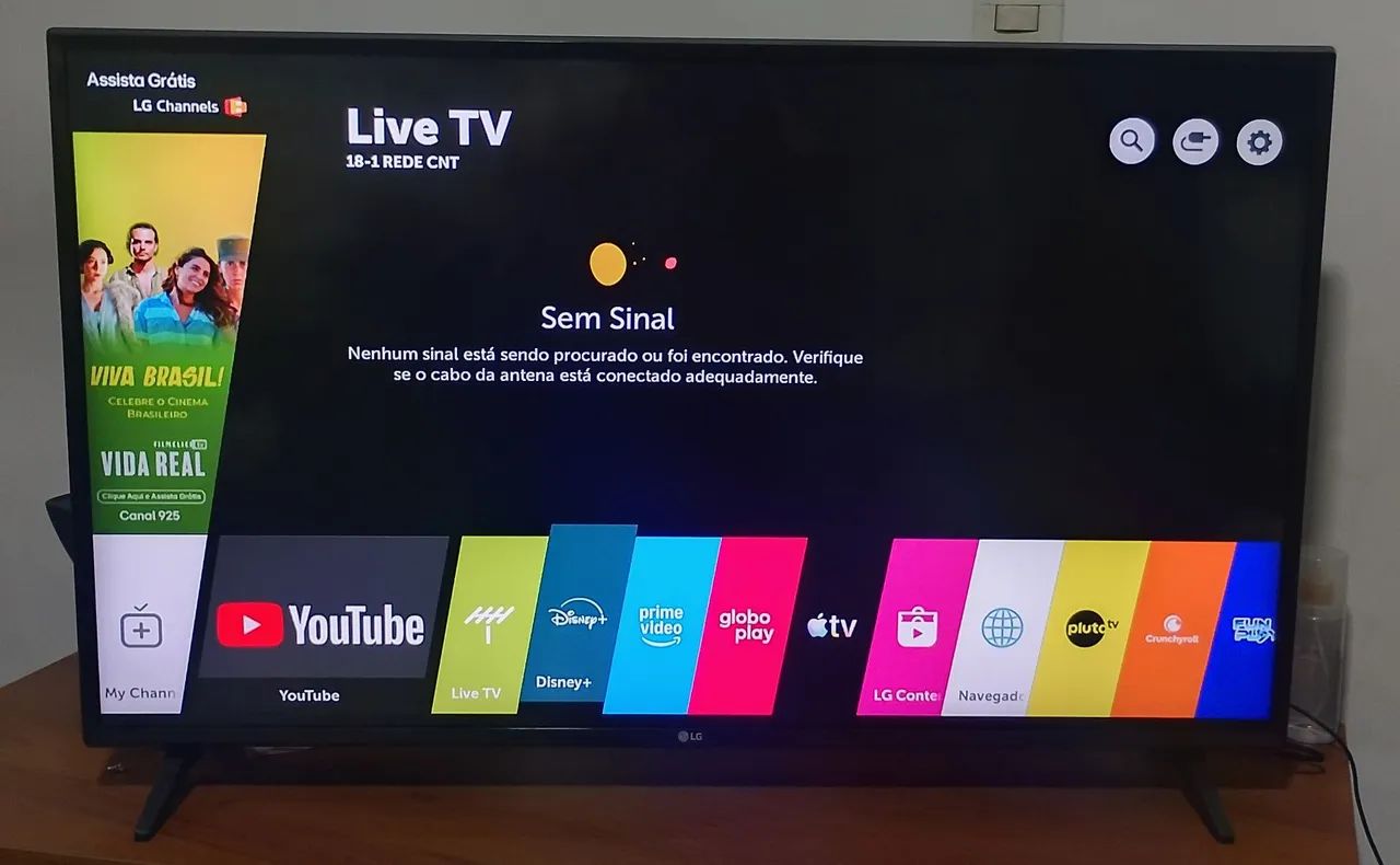 Tv LG 43 polegadas 4k novinha