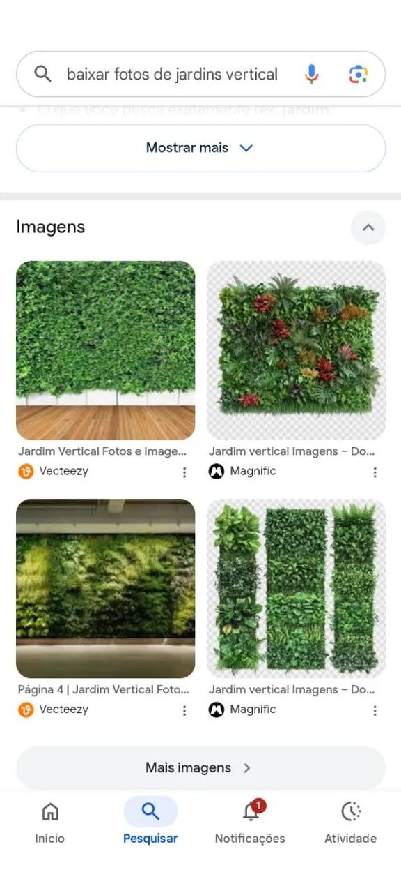 Jardinagem vertical e Horizontal e Geral.