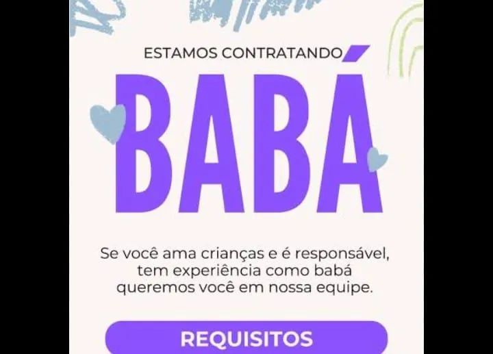 Contrata-se babá 