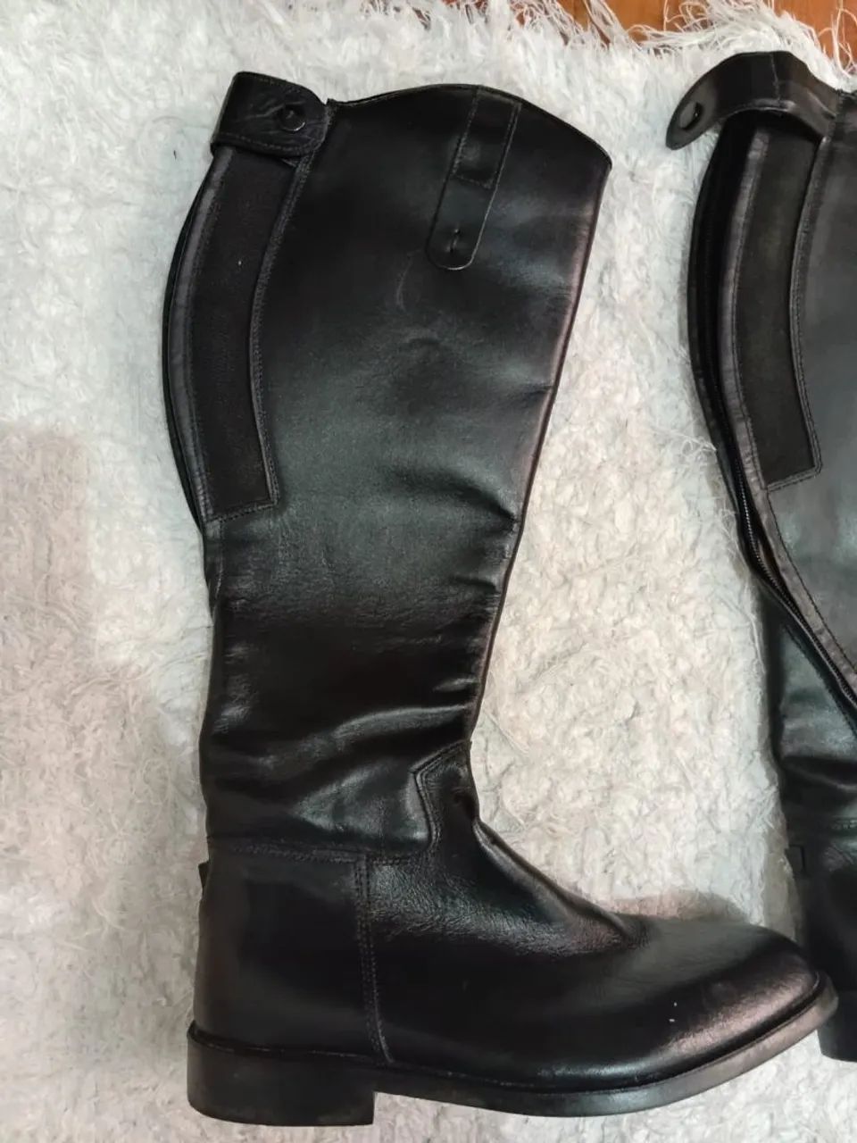Bota legítimo de couro